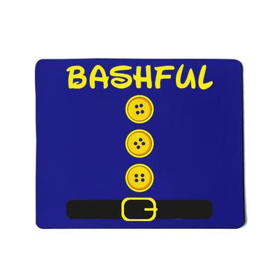 Bashful Dwarf Halloween Family Matching Dwarf Costume Color Mousepad