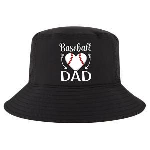 Baseball Dad Heart Sports Player Lover Coach Graphic Gift Cool Comfort Performance Bucket Hat