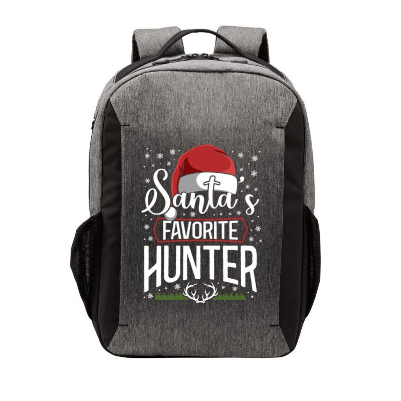 Buck Deer Hunting Hunter Christmas Vintage Santa's Favorite Gift Vector Backpack