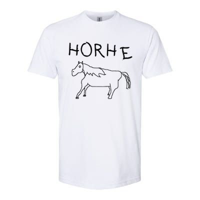 Badly Drawn Horse Softstyle® CVC T-Shirt