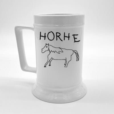 Badly Drawn Horse Beer Stein