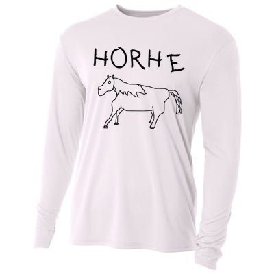 Badly Drawn Horse Cooling Performance Long Sleeve Crew