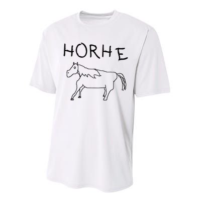 Badly Drawn Horse Performance Sprint T-Shirt