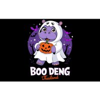 Boo Deng Halloween Costume Cute Baby Hippo Moo Deng Funny Bumper Sticker