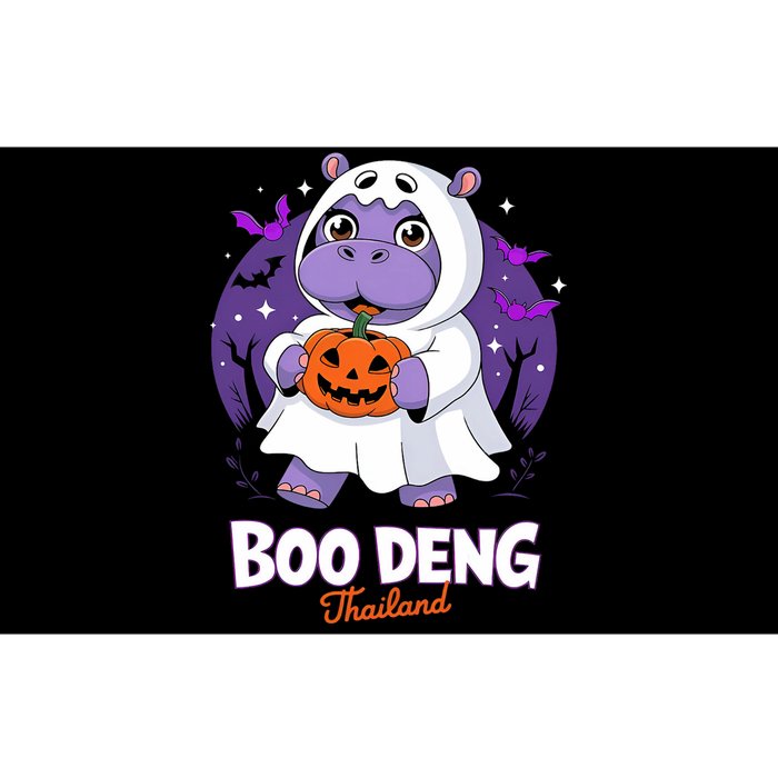 Boo Deng Halloween Costume Cute Baby Hippo Moo Deng Funny Bumper Sticker