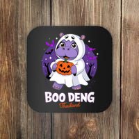 Boo Deng Halloween Costume Cute Baby Hippo Moo Deng Funny Coaster