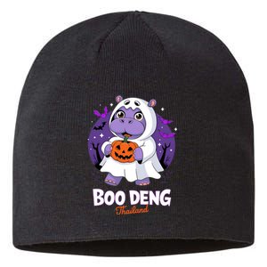 Boo Deng Halloween Costume Cute Baby Hippo Moo Deng Funny Sustainable Beanie