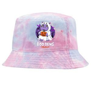 Boo Deng Halloween Costume Cute Baby Hippo Moo Deng Funny Tie-Dyed Bucket Hat