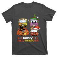 Bus Driver Happy Hallothanksmas Thanksgiving Christmas T-Shirt