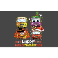 Bus Driver Happy Hallothanksmas Thanksgiving Christmas Bumper Sticker