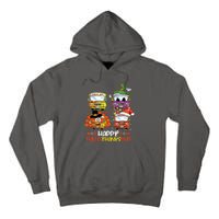 Bus Driver Happy Hallothanksmas Thanksgiving Christmas Tall Hoodie