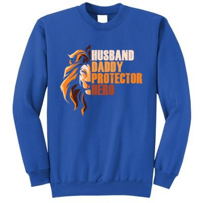 Best Dad Husband Daddy Protector Hero Gift Sweatshirt