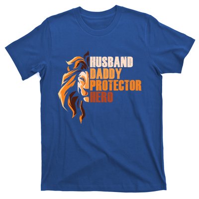 Best Dad Husband Daddy Protector Hero Gift T-Shirt