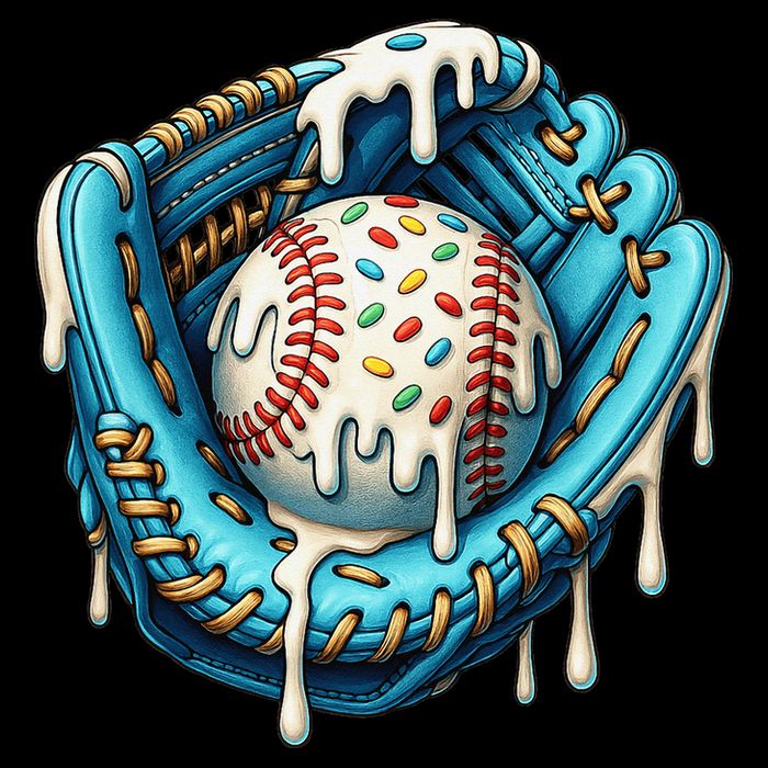 Baseball Drip Home Plate Ice Cream Respect The Drip 16 in Basic Backpack