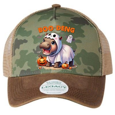 Boo Deng Halloween Baby Pygmy Hippo Bouncy Pig Moo Deng Legacy Tie Dye Trucker Hat