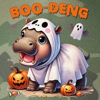 Boo Deng Halloween Baby Pygmy Hippo Bouncy Pig Moo Deng Legacy Tie Dye Trucker Hat