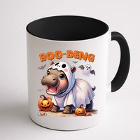 Boo Deng Halloween Baby Pygmy Hippo Bouncy Pig Moo Deng Mug