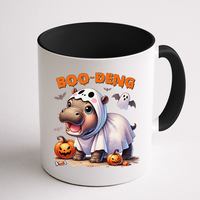 Boo Deng Halloween Baby Pygmy Hippo Bouncy Pig Moo Deng Mug