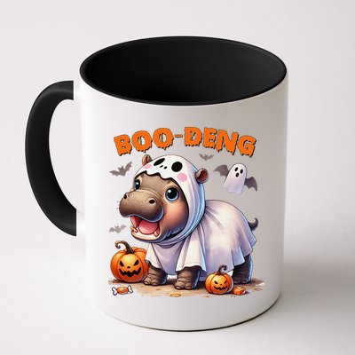 Boo Deng Halloween Baby Pygmy Hippo Bouncy Pig Moo Deng Mug