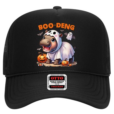 Boo Deng Halloween Baby Pygmy Hippo Bouncy Pig Moo Deng Trucker Hat
