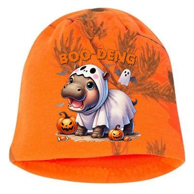 Boo Deng Halloween Baby Pygmy Hippo Bouncy Pig Moo Deng Kati - Camo Knit Beanie