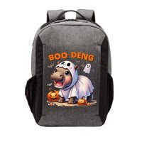 Boo Deng Halloween Baby Pygmy Hippo Bouncy Pig Moo Deng Vector Backpack