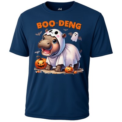 Boo Deng Halloween Baby Pygmy Hippo Bouncy Pig Moo Deng Performance Shirt