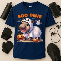 Boo Deng Halloween Baby Pygmy Hippo Bouncy Pig Moo Deng Performance Shirt