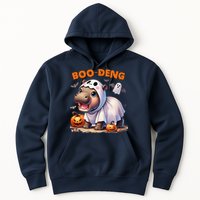 Boo Deng Halloween Baby Pygmy Hippo Bouncy Pig Moo Deng Hoodie