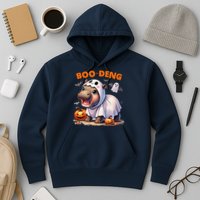 Boo Deng Halloween Baby Pygmy Hippo Bouncy Pig Moo Deng Hoodie