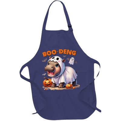 Boo Deng Halloween Baby Pygmy Hippo Bouncy Pig Moo Deng Apron