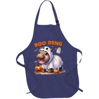 Boo Deng Halloween Baby Pygmy Hippo Bouncy Pig Moo Deng Apron
