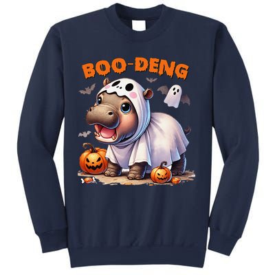 Boo Deng Halloween Baby Pygmy Hippo Bouncy Pig Moo Deng Sweatshirt