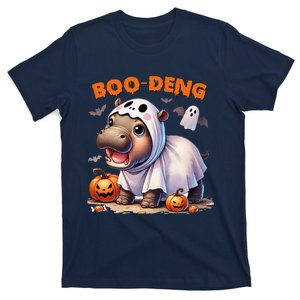 Boo Deng Halloween Baby Pygmy Hippo Bouncy Pig Moo Deng T-Shirt