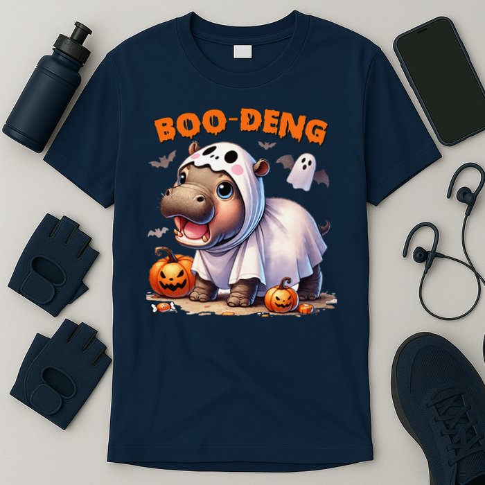 Boo Deng Halloween Baby Pygmy Hippo Bouncy Pig Moo Deng T-Shirt