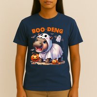Boo Deng Halloween Baby Pygmy Hippo Bouncy Pig Moo Deng T-Shirt