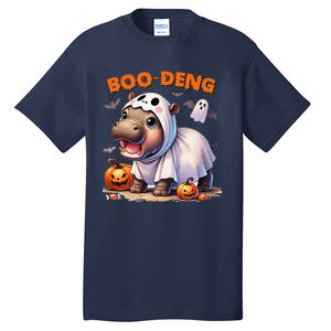 Boo Deng Halloween Baby Pygmy Hippo Bouncy Pig Moo Deng Tall T-Shirt