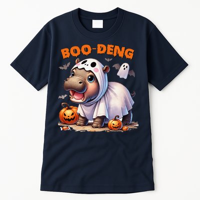 Boo Deng Halloween Baby Pygmy Hippo Bouncy Pig Moo Deng Tall T-Shirt