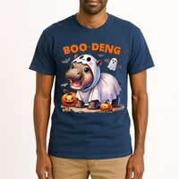 Boo Deng Halloween Baby Pygmy Hippo Bouncy Pig Moo Deng Tall T-Shirt