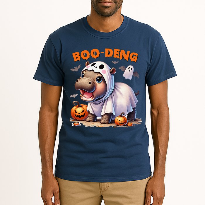 Boo Deng Halloween Baby Pygmy Hippo Bouncy Pig Moo Deng Tall T-Shirt