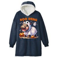 Boo Deng Halloween Baby Pygmy Hippo Bouncy Pig Moo Deng Hooded Wearable Blanket