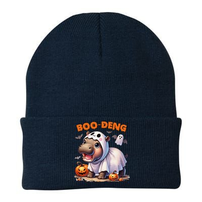 Boo Deng Halloween Baby Pygmy Hippo Bouncy Pig Moo Deng Knit Cap Winter Beanie