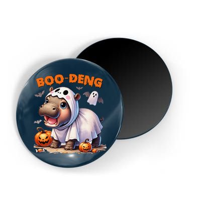 Boo Deng Halloween Baby Pygmy Hippo Bouncy Pig Moo Deng Magnet