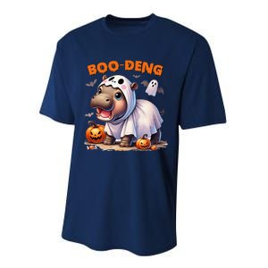 Boo Deng Halloween Baby Pygmy Hippo Bouncy Pig Moo Deng Performance Sprint T-Shirt