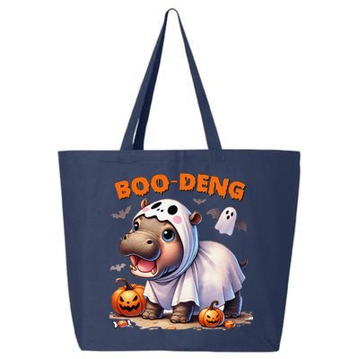 Boo Deng Halloween Baby Pygmy Hippo Bouncy Pig Moo Deng 25L Jumbo Tote