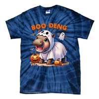 Boo Deng Halloween Baby Pygmy Hippo Bouncy Pig Moo Deng Tie-Dye T-Shirt