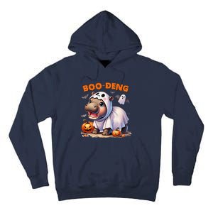 Boo Deng Halloween Baby Pygmy Hippo Bouncy Pig Moo Deng Tall Hoodie