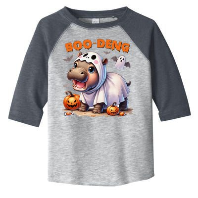Boo Deng Halloween Baby Pygmy Hippo Bouncy Pig Moo Deng Toddler Fine Jersey T-Shirt