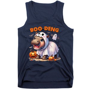 Boo Deng Halloween Baby Pygmy Hippo Bouncy Pig Moo Deng Tank Top