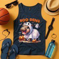 Boo Deng Halloween Baby Pygmy Hippo Bouncy Pig Moo Deng Tank Top